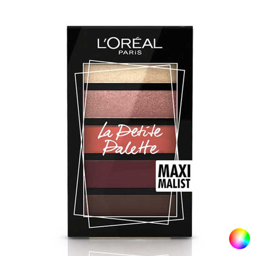 L'Oreal Paris La Petite Mini Eyeshadow Palette, 5 Highly Pigmented Matte & Shimmer Velvet Shades