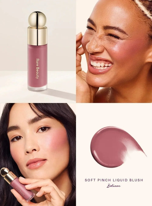 Rare Beauty Soft Pinch Liquid Blush – Multi-Use Matte & Dewy Cheek Blusher
