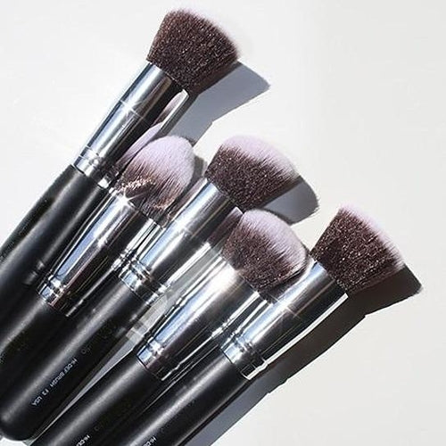 "Professional 10-Piece Makeup Brush Set – Premium Synthetic Face & Eye Cosmetic Tool Kit"