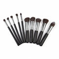 "Professional 10-Piece Makeup Brush Set – Premium Synthetic Face & Eye Cosmetic Tool Kit"